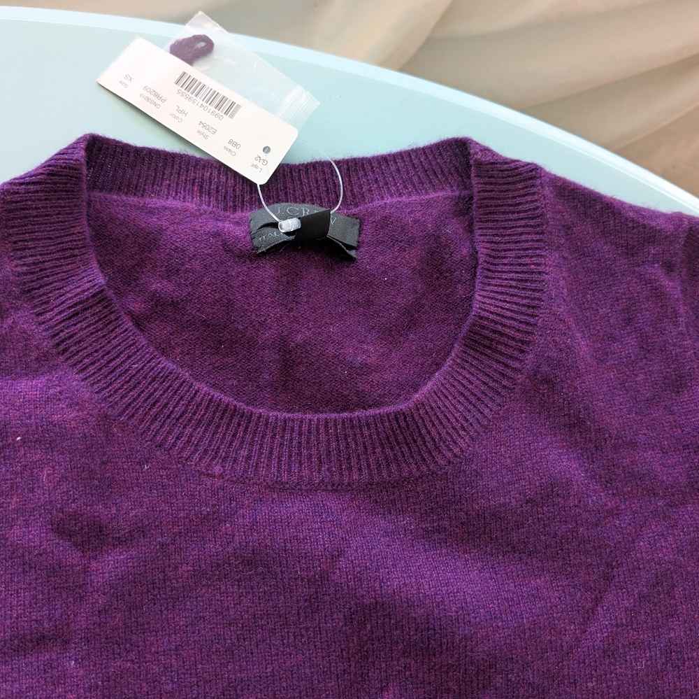 NWT RARE J. Crew Collection Italian Cashmere Sweater